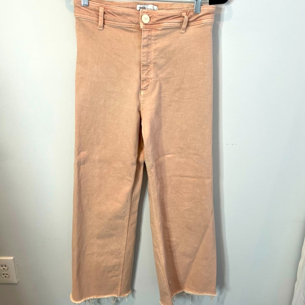 Zara flared pant: the marine straight
